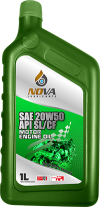 Nova MEO Fully Syn SAE20W50 API SL-CF 1L sticker